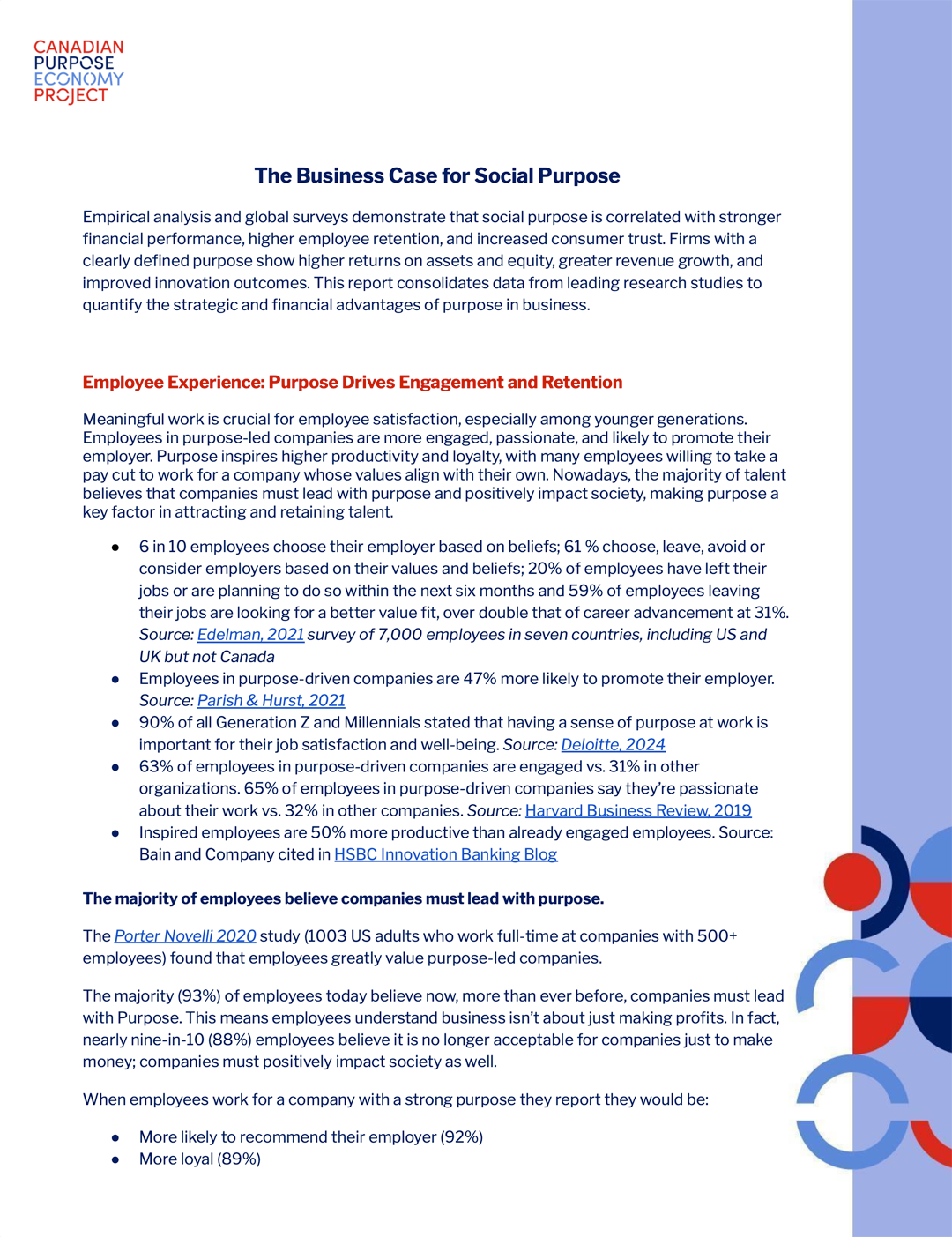 The Business Case for Social Purpose
